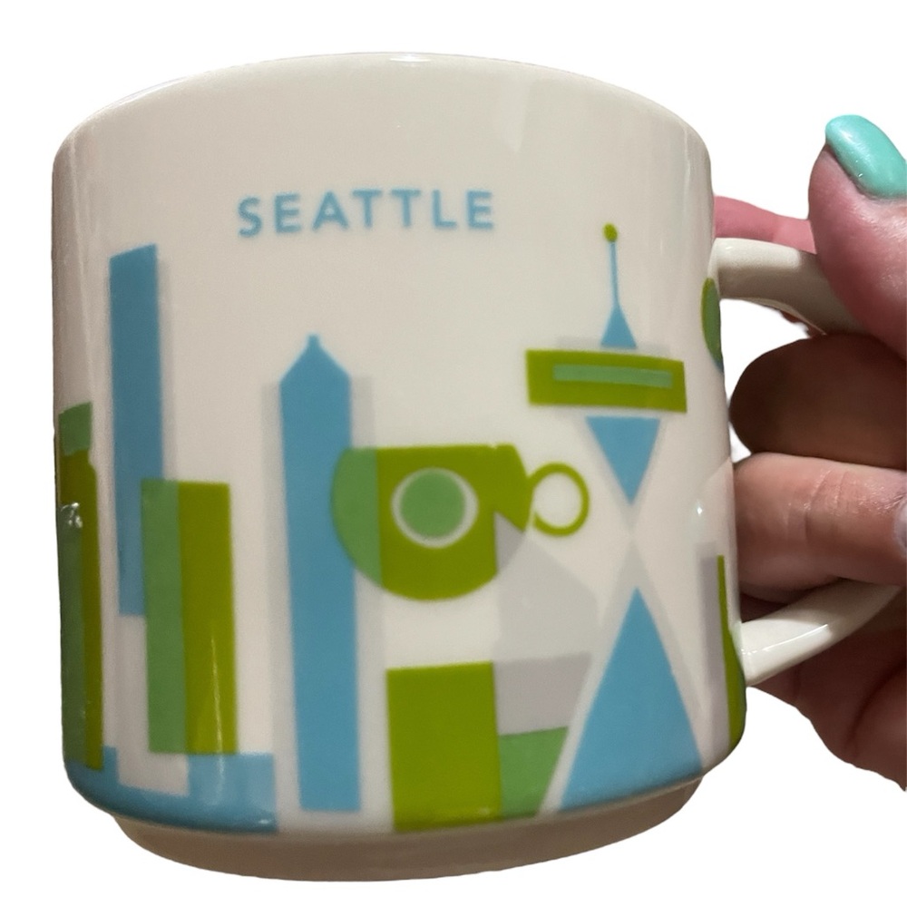 Starbucks Seattle Skyline You Are Here Mug EUC